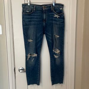 Joe’s Jeans Beckett Destroyed Skinny Ankle Jean